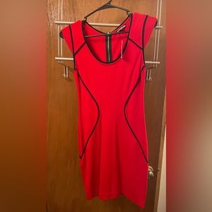 Red short dress from express